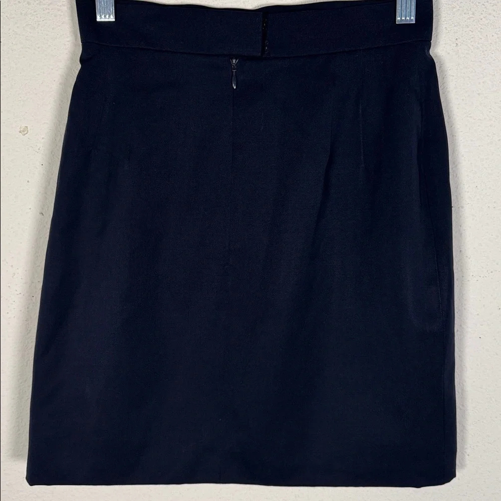 CHANEL Classic Black Pencil Skirt Small 46